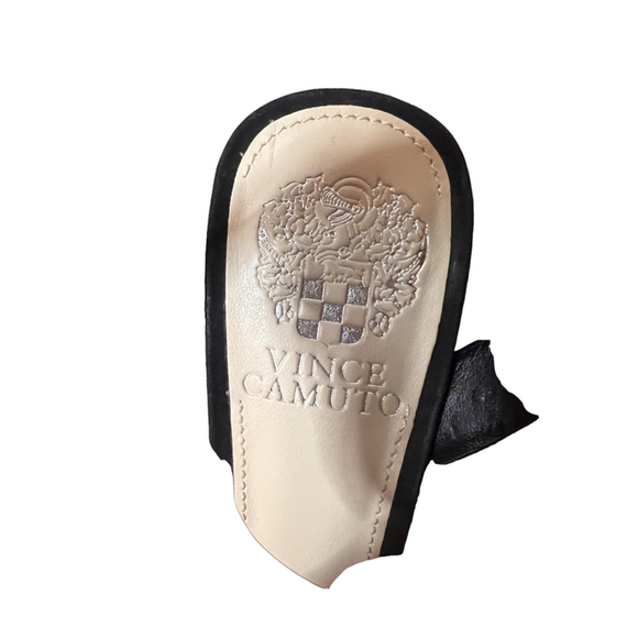 New Women's Vince Camuto Gedda Heels Size 7.5M Black Nubuck - Picture 9 of 12